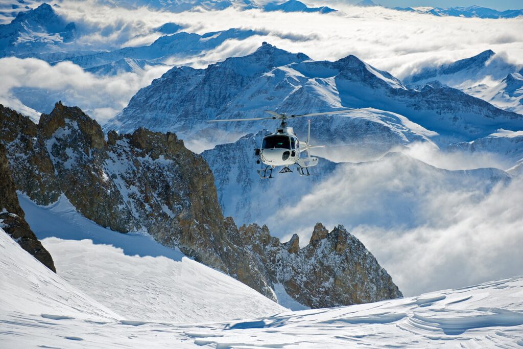 Хели-ски в Альпах