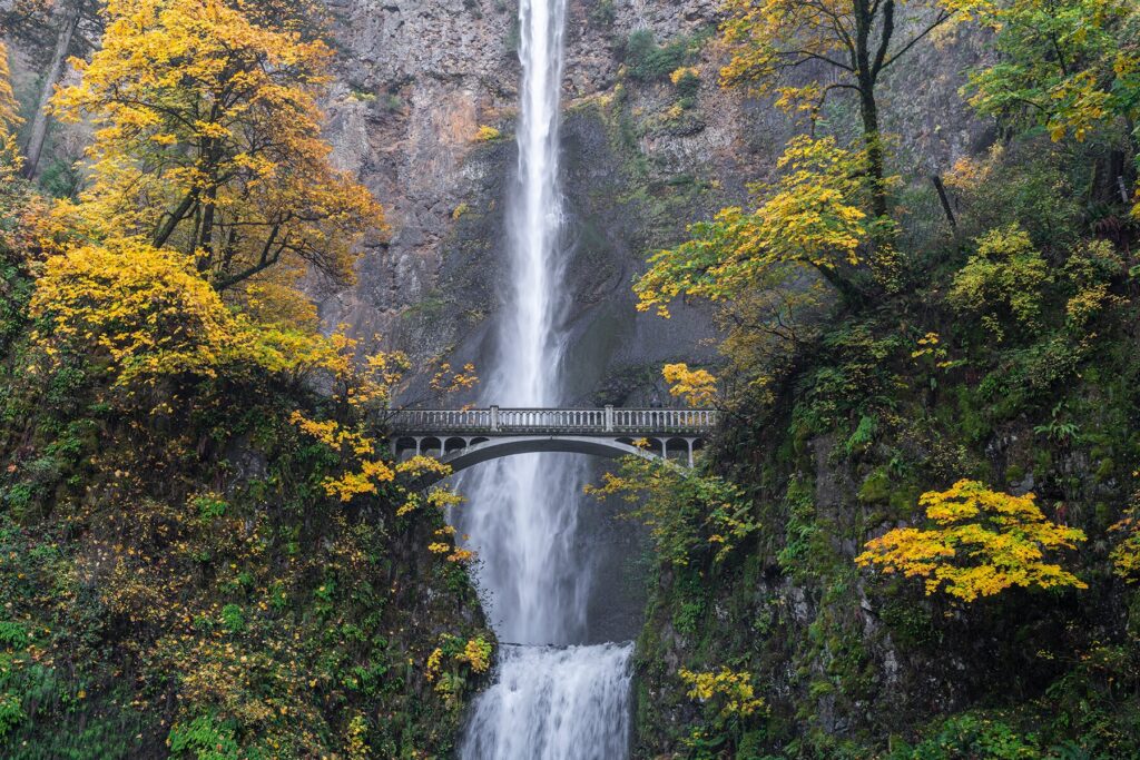 Водопад Мултнома - Орегон, США